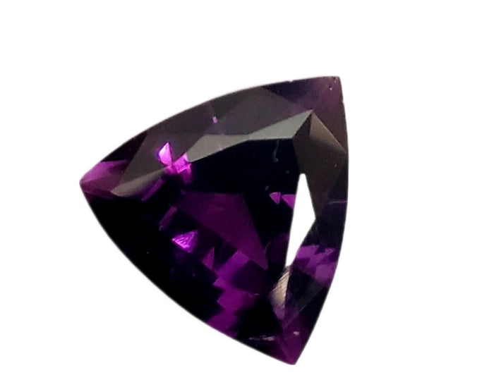 Amethyst - 3.48 carats trillion cut, Unheated. #DA30042A