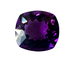 Amethyst - 30.52 carats Cushion shape, Unheated. #DA07