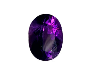 Amethyst - 4.50 carats oval shape, Unheated.  #DA30041A