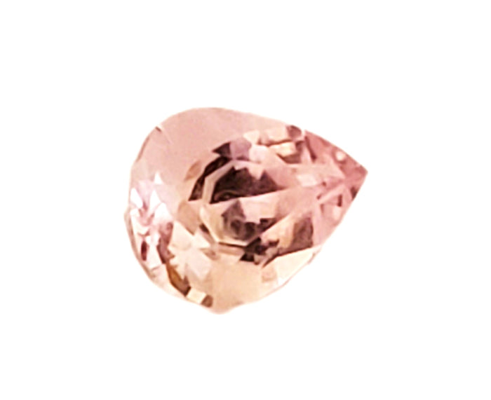 Morganite- Fine Loose pink Morganite 1.87 carats, pear shape. Untreated. #DA200033