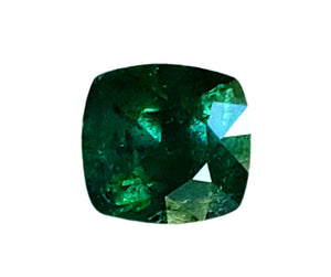 Tourmaline - 3.94 Carats green Cushion cut. Unheated. #DT20012