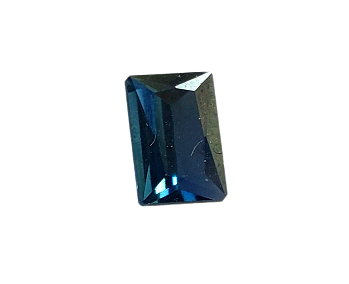 Blue Sapphire - 0.74 carats, emerald cut, unheated. #DS3000013B