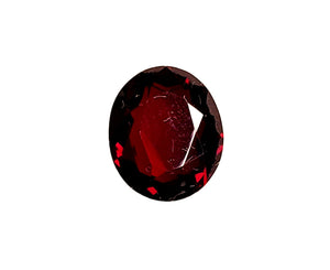 Red Garnet spessartite - 6.70 carats. Oval Shape Unheated, # DG600054B
