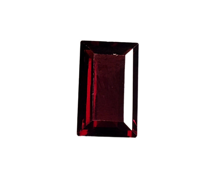 Red Garnet - 9.19 carats. Baguette Shape Unheated, # DG600050