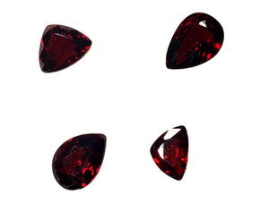 Red Garnet spessartite - 5.50 carats. set of mix  Shape. Unheated, # DG600059