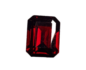 Red Garnet spessartite - 4.57 carats. Emerald cut. Unheated. #DG600072B