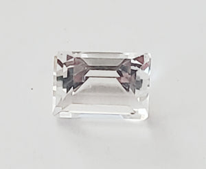 Goshenite - 4.23 carats natural beryl, Baguette cut; Unheated. #DT20044A