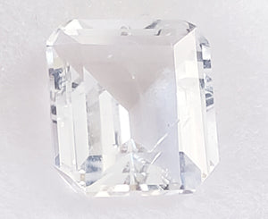 Goshenite - 3.09 carats natural beryl, emerald cut. Unheated. #DT40007B
