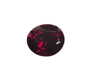 Red Garnet spessartite - 3.84 carats. Oval Shape. Unheated, # DG600069A